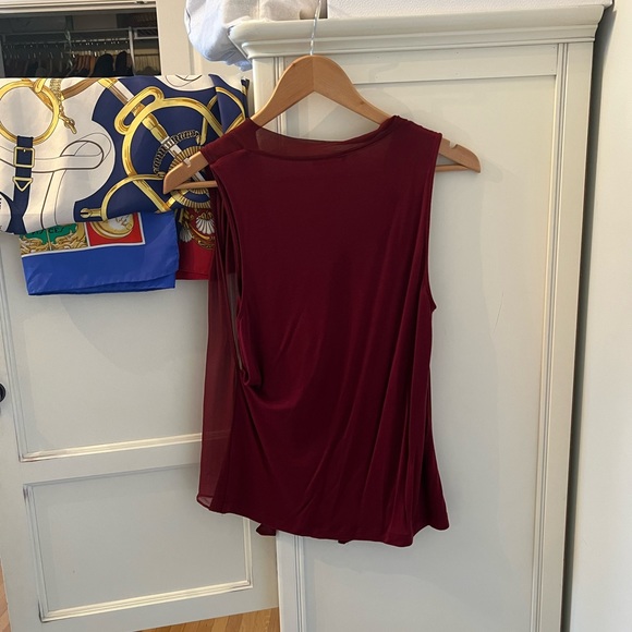 Massimo Dutti Women's Red Blouse Top - Picture 2 of 7